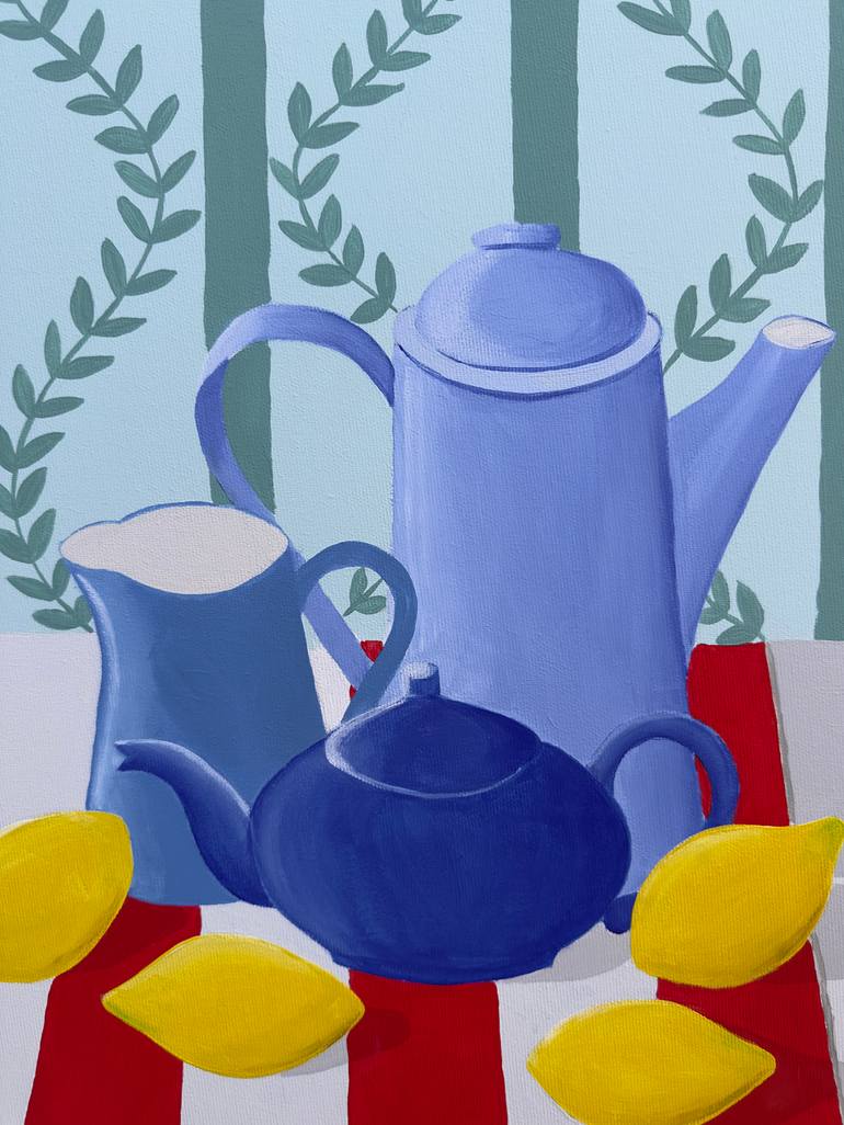 Original Fauvism Food & Drink Painting by Aleksei Blagodarev