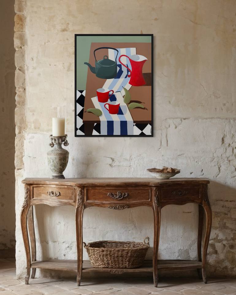 Original Fauvism Food & Drink Painting by Aleksei Blagodarev