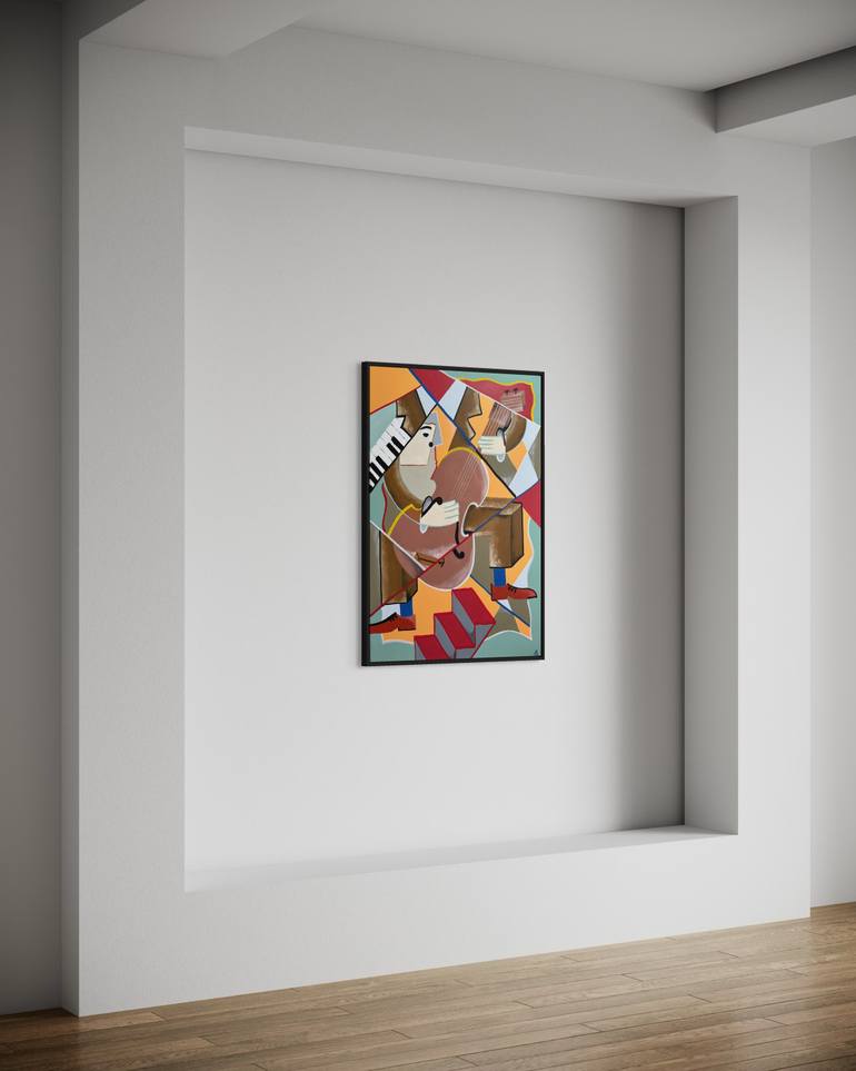 Original Abstract Music Painting by Aleksei Blagodarev