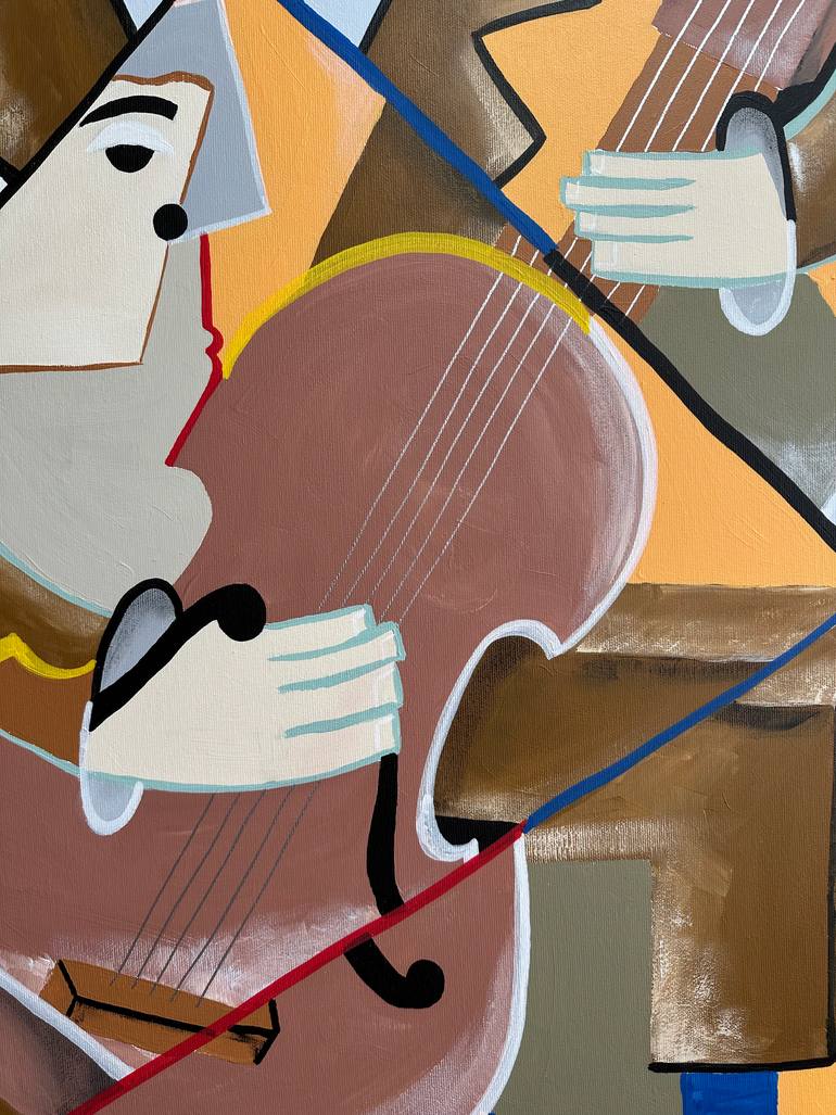Original Abstract Music Painting by Aleksei Blagodarev