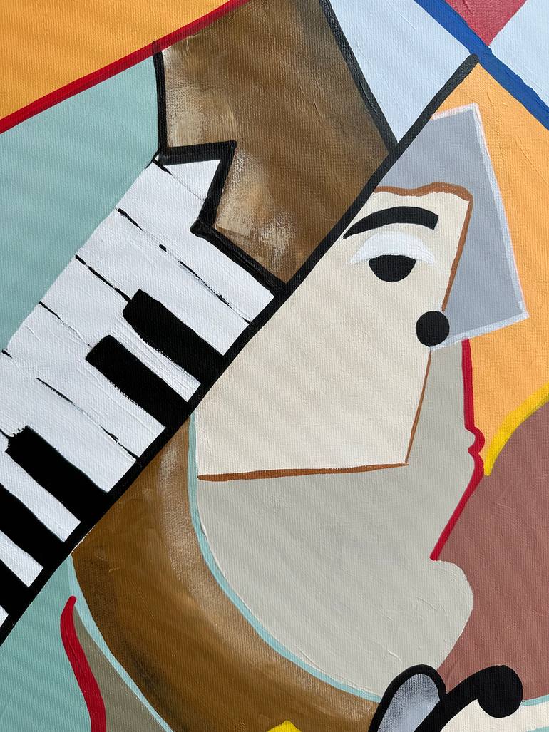 Original Abstract Music Painting by Aleksei Blagodarev