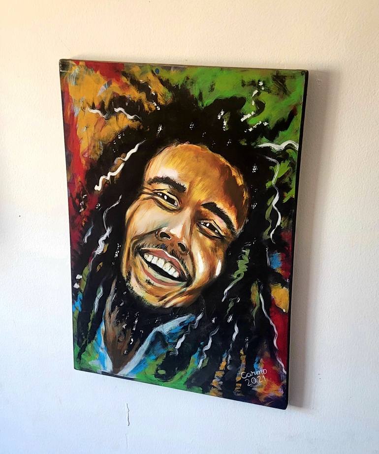 Original Pop Art Music Painting by Marcello Carmo