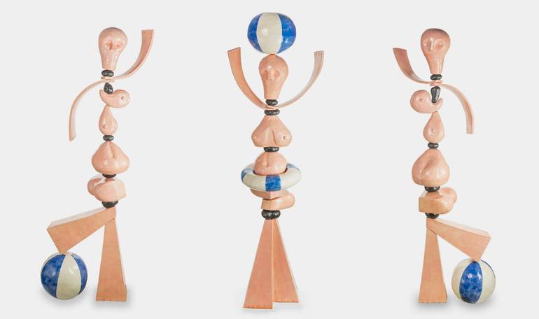 Original Cubism Beach Sculpture by Lisa Holzl