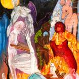Fire, Earth, and Air got together to decide what to do by Abigail Lee Goldberger