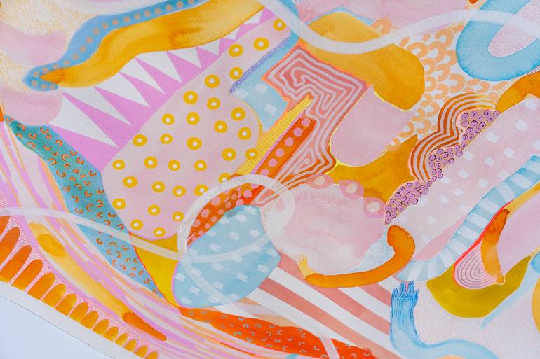 Original Abstract Painting by Stephanie Sevilla