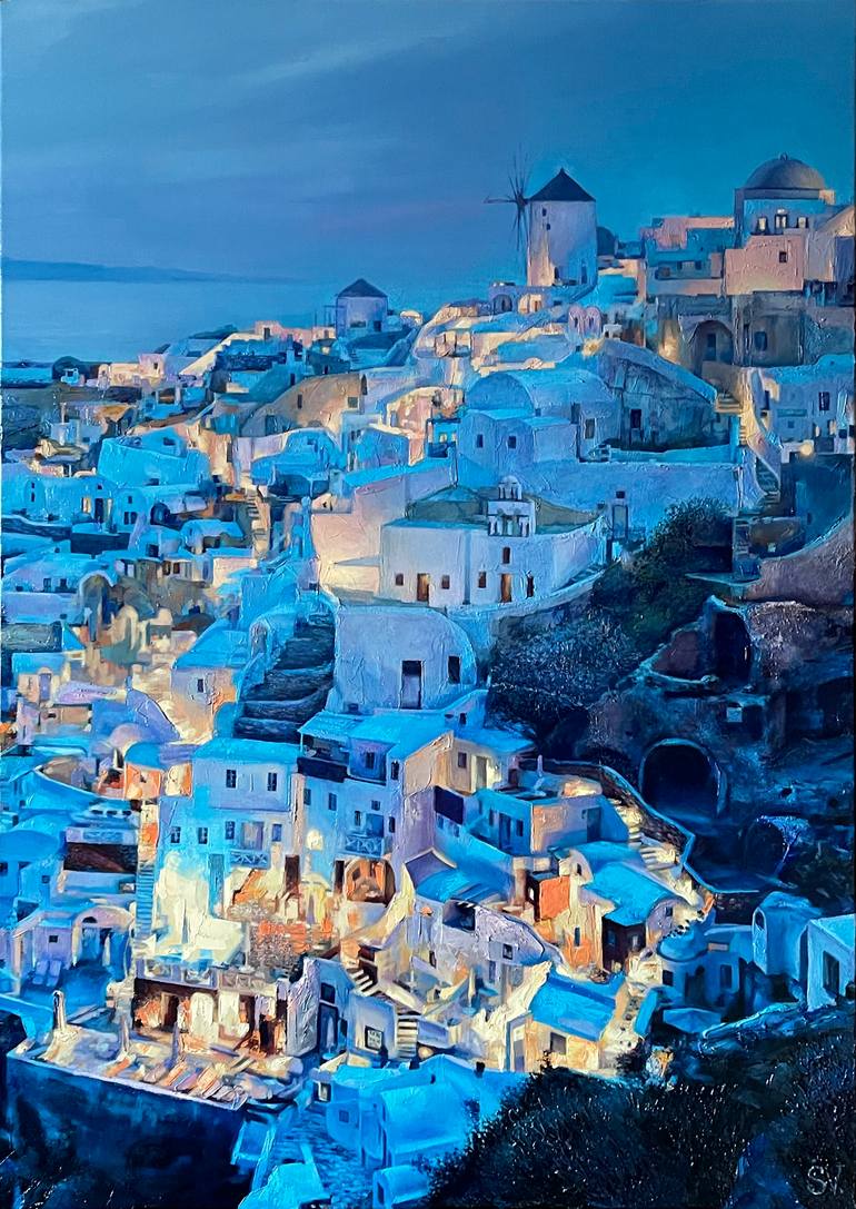 Original Photorealism Landscape Painting by Vladimir Sumarokov
