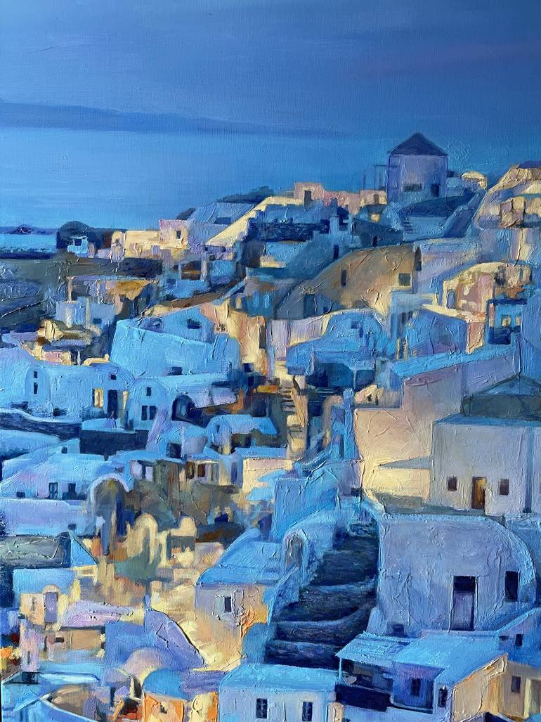 Original Photorealism Landscape Painting by Vladimir Sumarokov