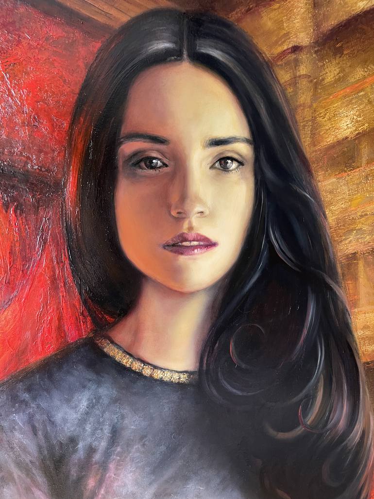 Original Figurative Women Painting by Vladimir Sumarokov