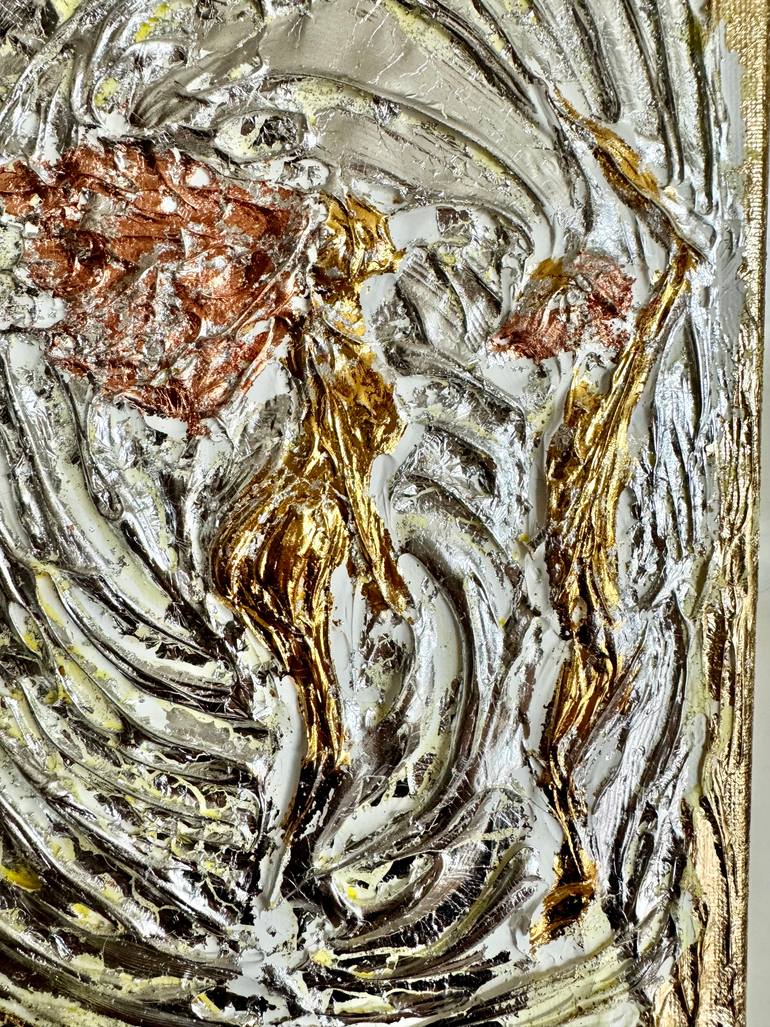 Original Abstract Expressionism Abstract Painting by Top Tati Top