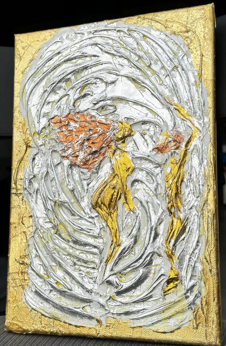 Original Abstract Expressionism Abstract Painting by Top Tati Top