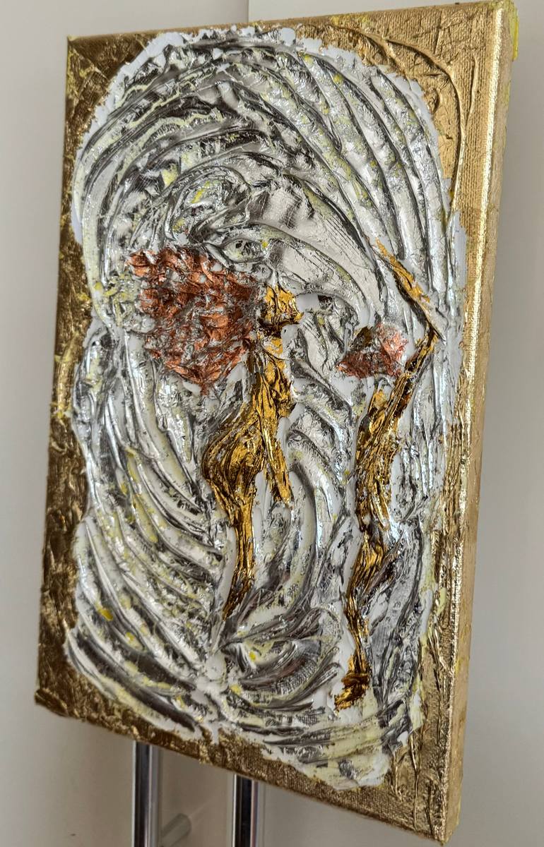 Original Abstract Expressionism Abstract Painting by Top Tati Top