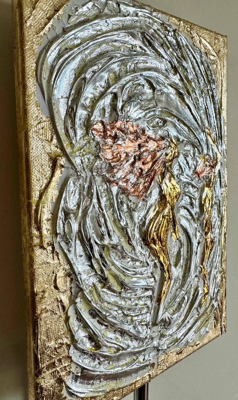 Original Abstract Expressionism Abstract Painting by Top Tati Top