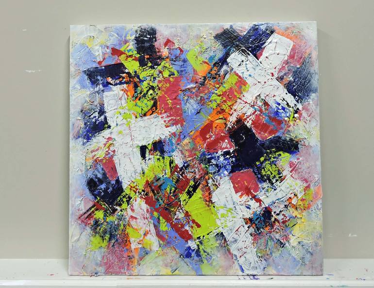 Original Abstract Expressionism Abstract Painting by Jacqueline Doyle Allison
