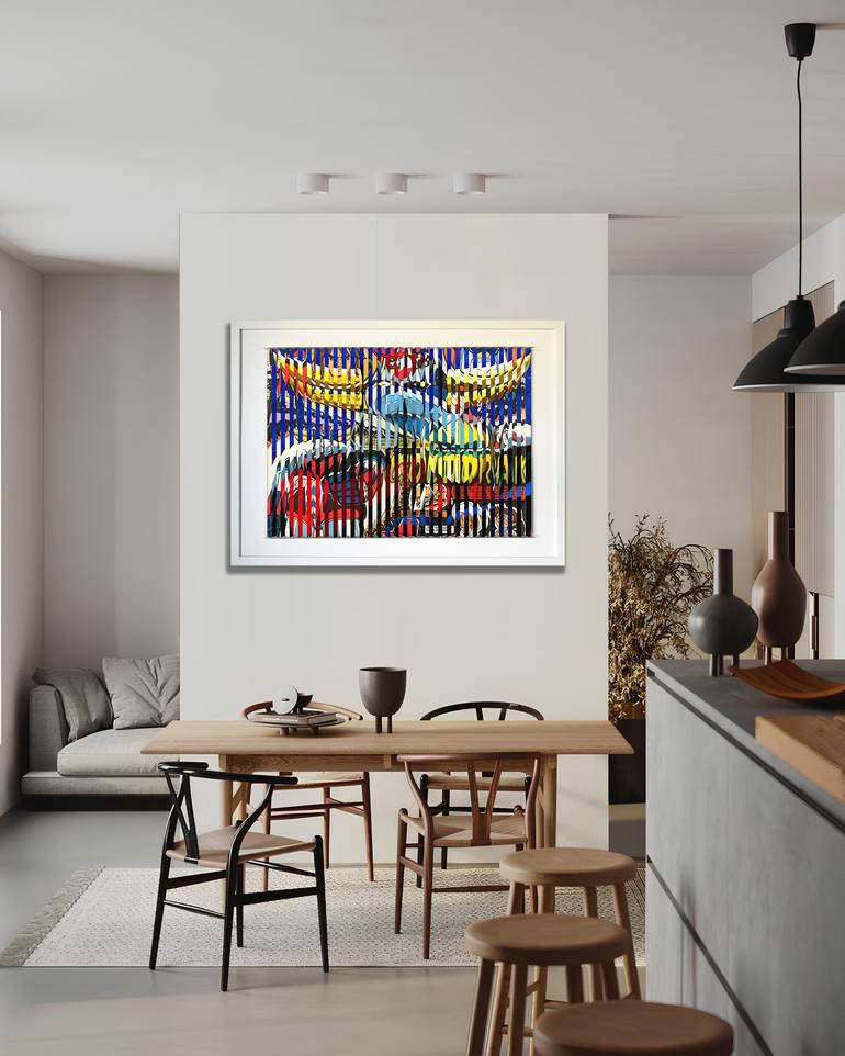 Original Kinetic Cinema Mixed Media by Pop Lea