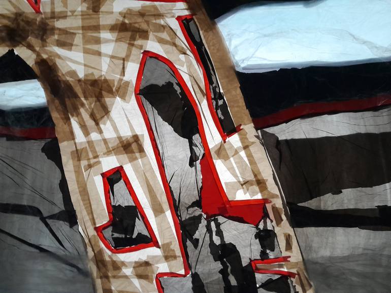 Original Abstract Nature Collage by Robert Roelink