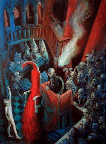 Print of Figurative Fantasy Paintings by Juliusz Lewandowski