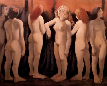 Print of Art Deco Erotic Paintings by Juliusz Lewandowski