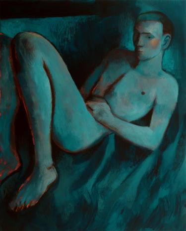 Print of Cubism Nude Paintings by Juliusz Lewandowski