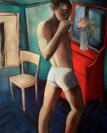 Print of Expressionism Nude Paintings by Juliusz Lewandowski