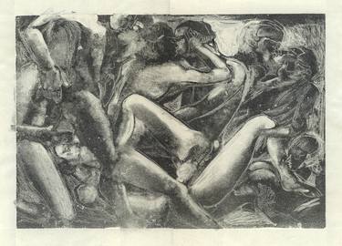 Original Erotic Printmaking by Juliusz Lewandowski