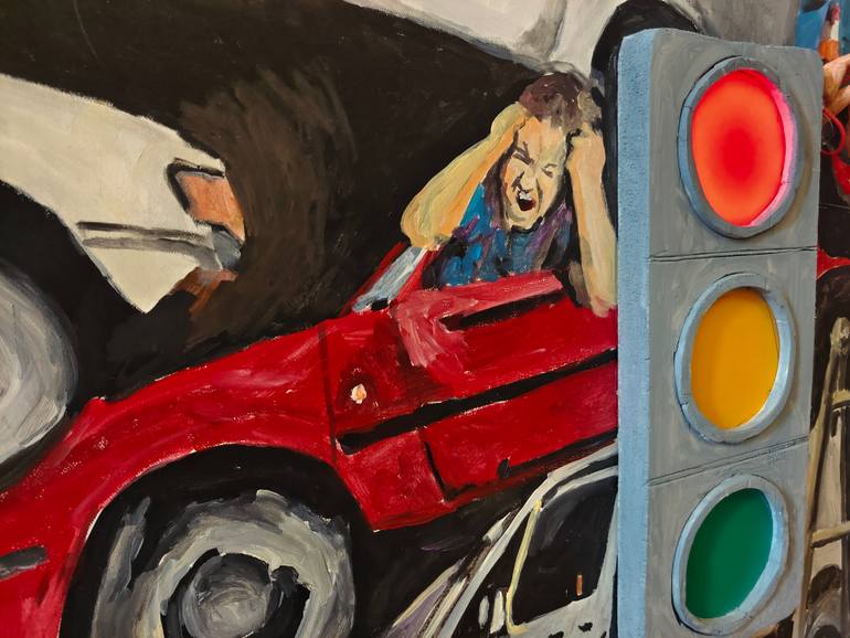 Original Conceptual Science/Technology Mixed Media by Gagosh Street Artist 