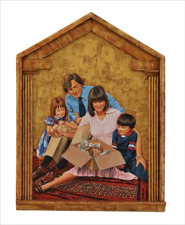 Print of Figurative Family Paintings by Paul MacCormaic