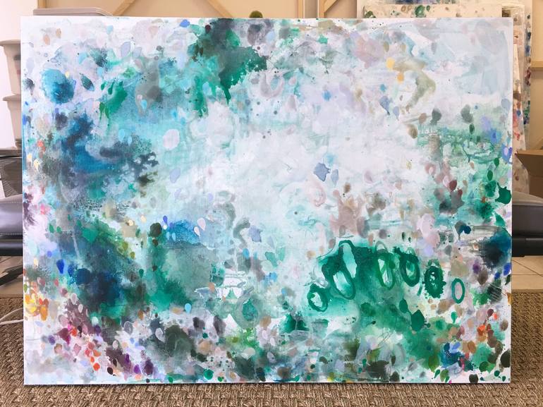 Original Fine Art Abstract Painting by Casey Matthews