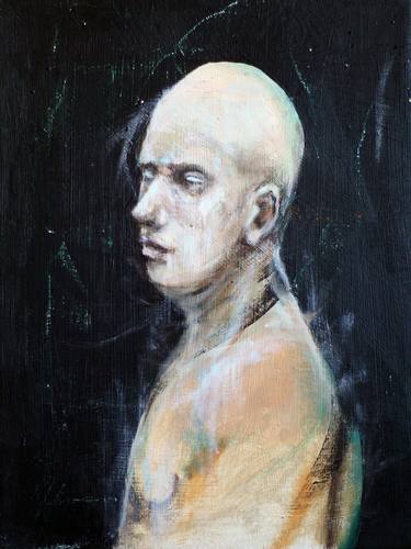 Original Figurative Portrait Paintings by Márk László Katona