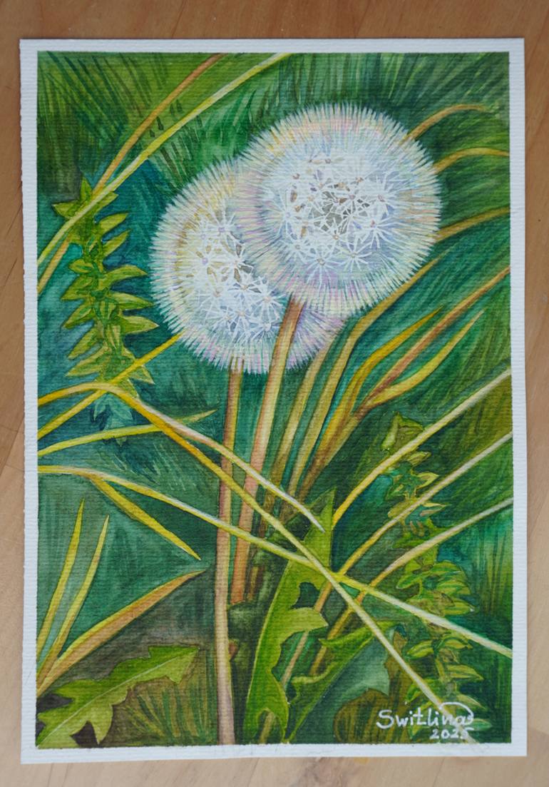 Original Illustration Botanic Painting by Switlina Art
