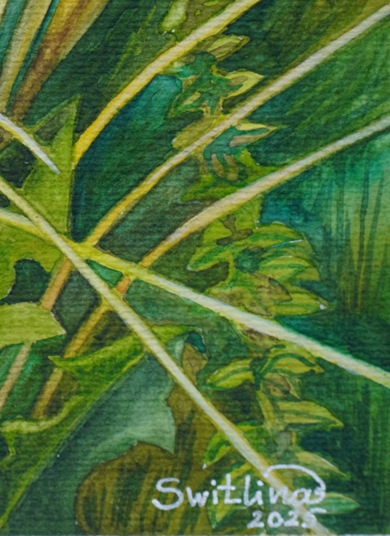 Original Illustration Botanic Painting by Switlina Art