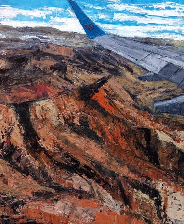 Original Expressionism Aerial Paintings by Shaun Smyth