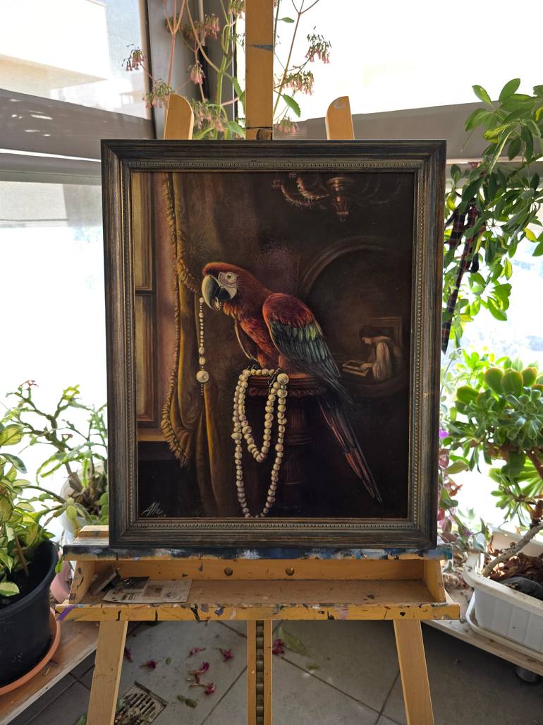 Original Classicism Animal Painting by Alla Ostrovsky