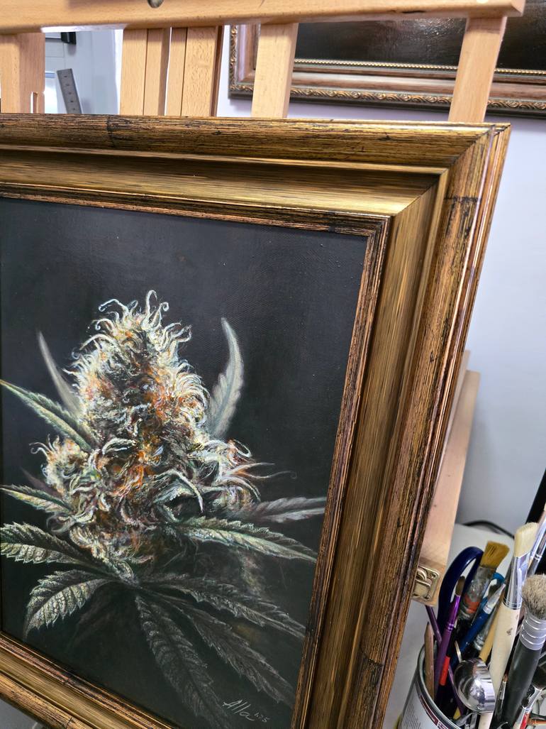 Original Photorealism Floral Painting by Alla Ostrovsky