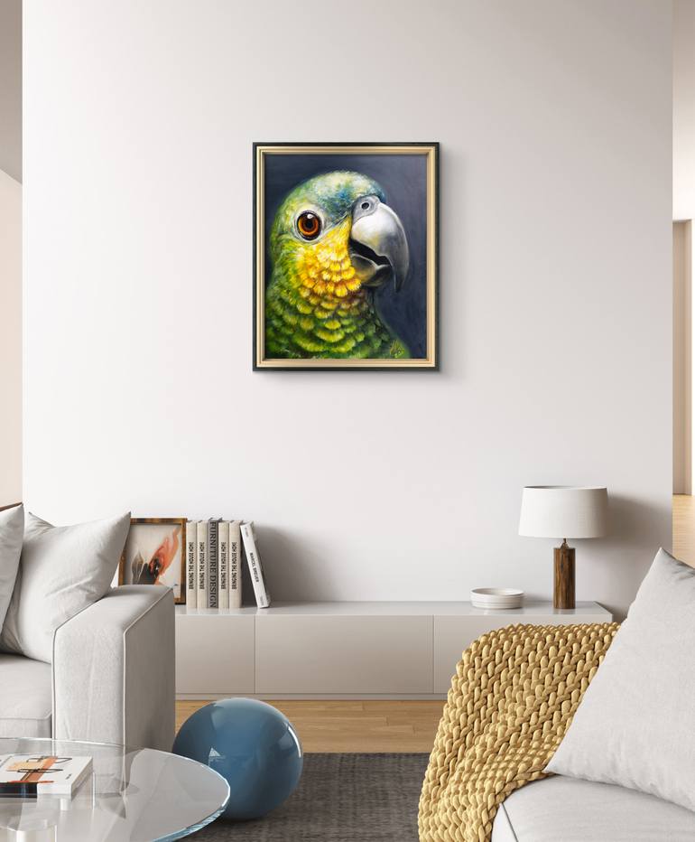 Original Realism Animal Painting by Alla Ostrovsky