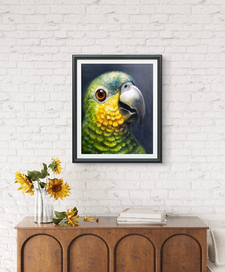 Original Realism Animal Painting by Alla Ostrovsky