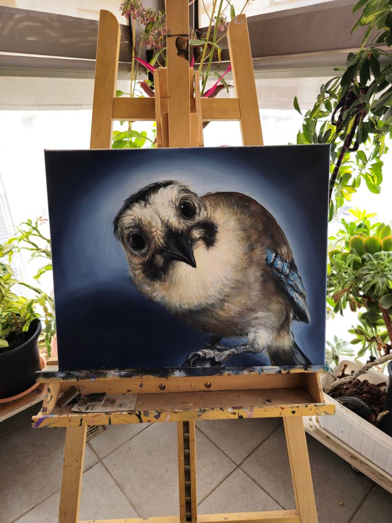 Original Realism Animal Painting by Alla Ostrovsky