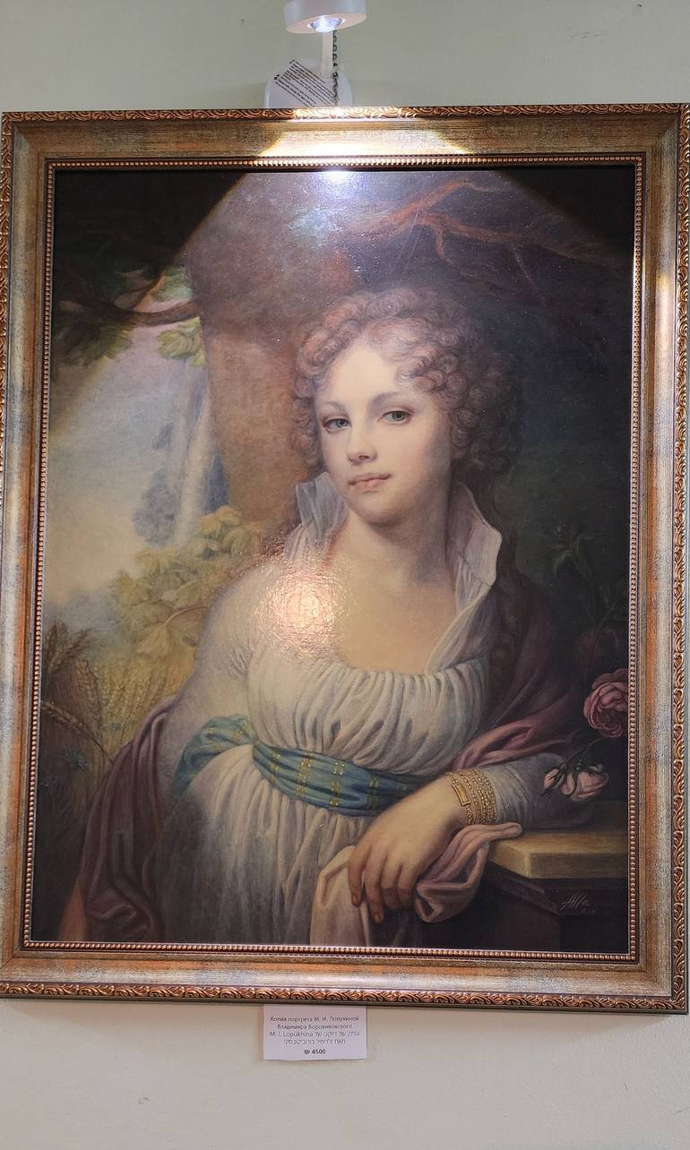 Original Classicism Women Painting by Alla Ostrovsky