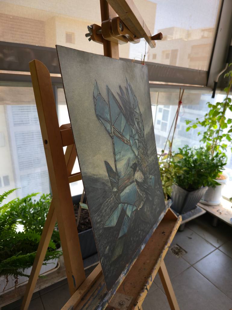 Original Symbolism Fantasy Painting by Alla Ostrovsky