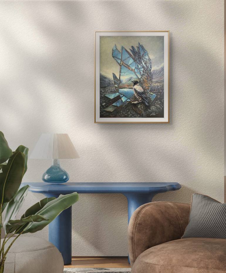 Original Symbolism Fantasy Painting by Alla Ostrovsky