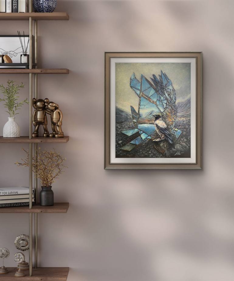 Original Symbolism Fantasy Painting by Alla Ostrovsky