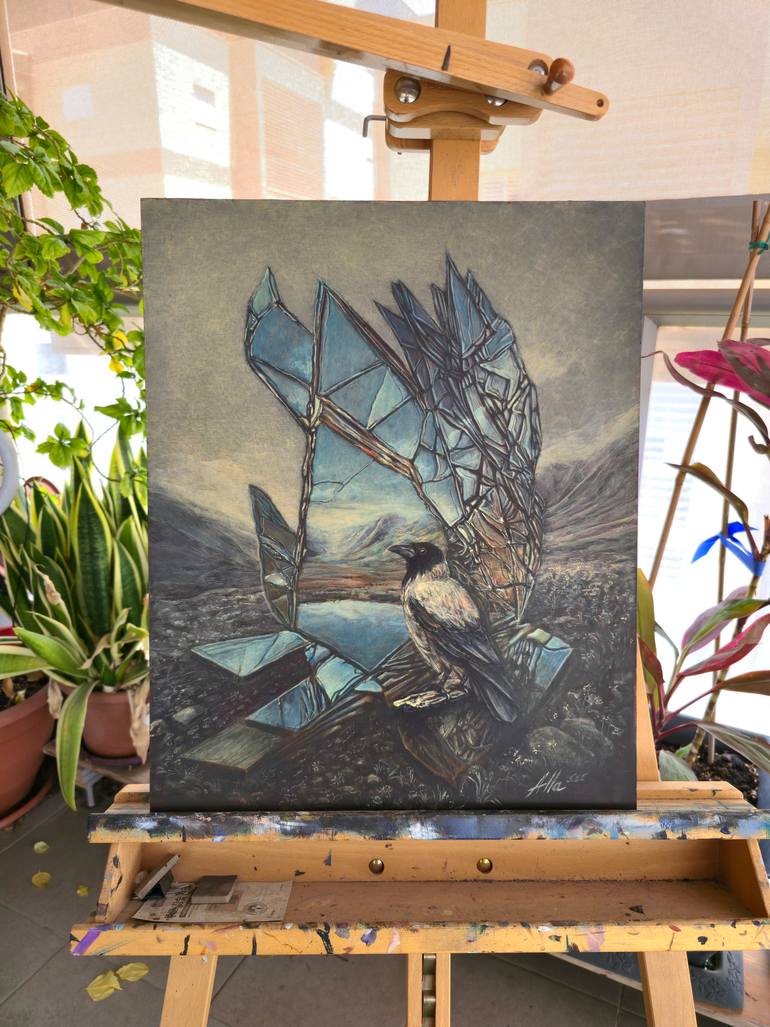 Original Symbolism Fantasy Painting by Alla Ostrovsky
