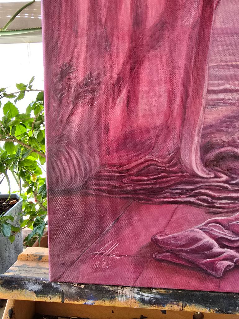 Original Symbolism Seascape Painting by Alla Ostrovsky