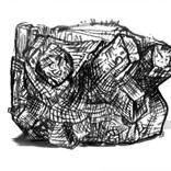 Ceramic Sculpture Ink Study by Justin Siegel