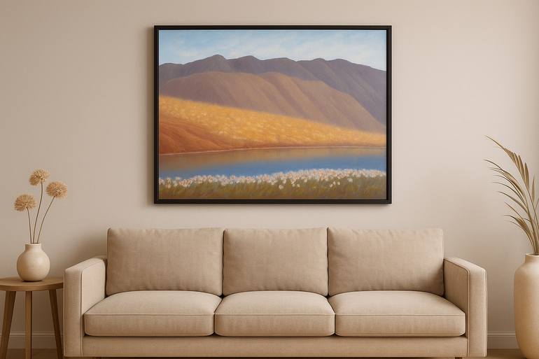 Original Impressionism Landscape Painting by E R W