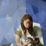 Woman Reading by Ryoko Tajiri
