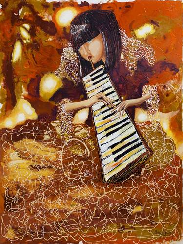 Original Performing Arts Paintings by Yelena Dyumin