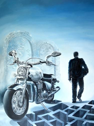 Original Bike Paintings by Yelena Dyumin