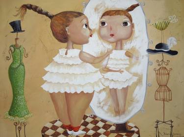 Print of Surrealism Children Paintings by Yelena Dyumin