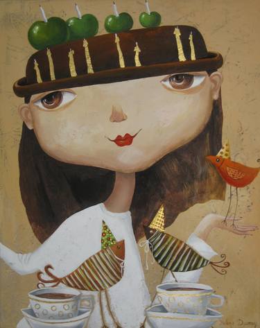 Print of Surrealism Children Paintings by Yelena Dyumin