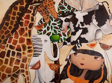 Print of Animal Paintings by Yelena Dyumin